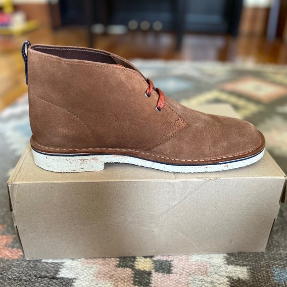 Men\'s Bushacre 3 Chukka Boots in Cola Suede by Clark\'s main image 8